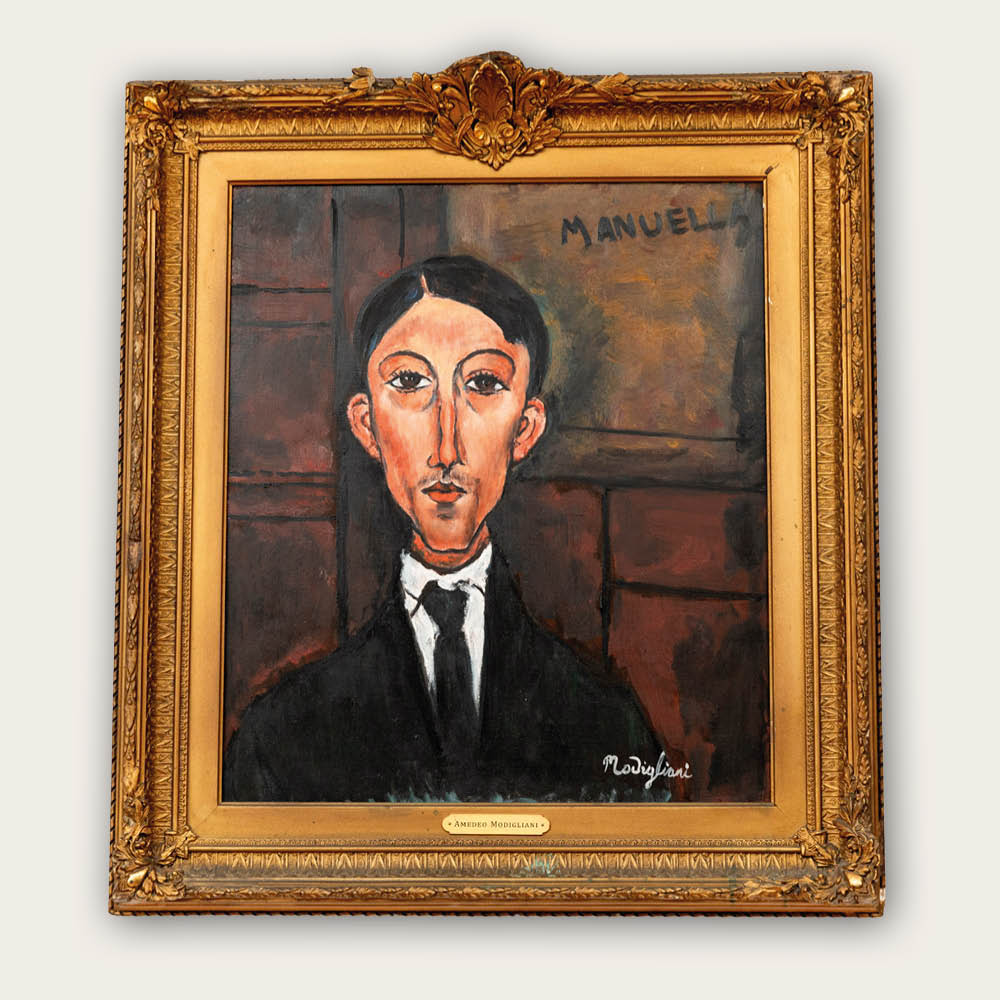 Portrait of the painter Manuel Humbert ‘Manuella’